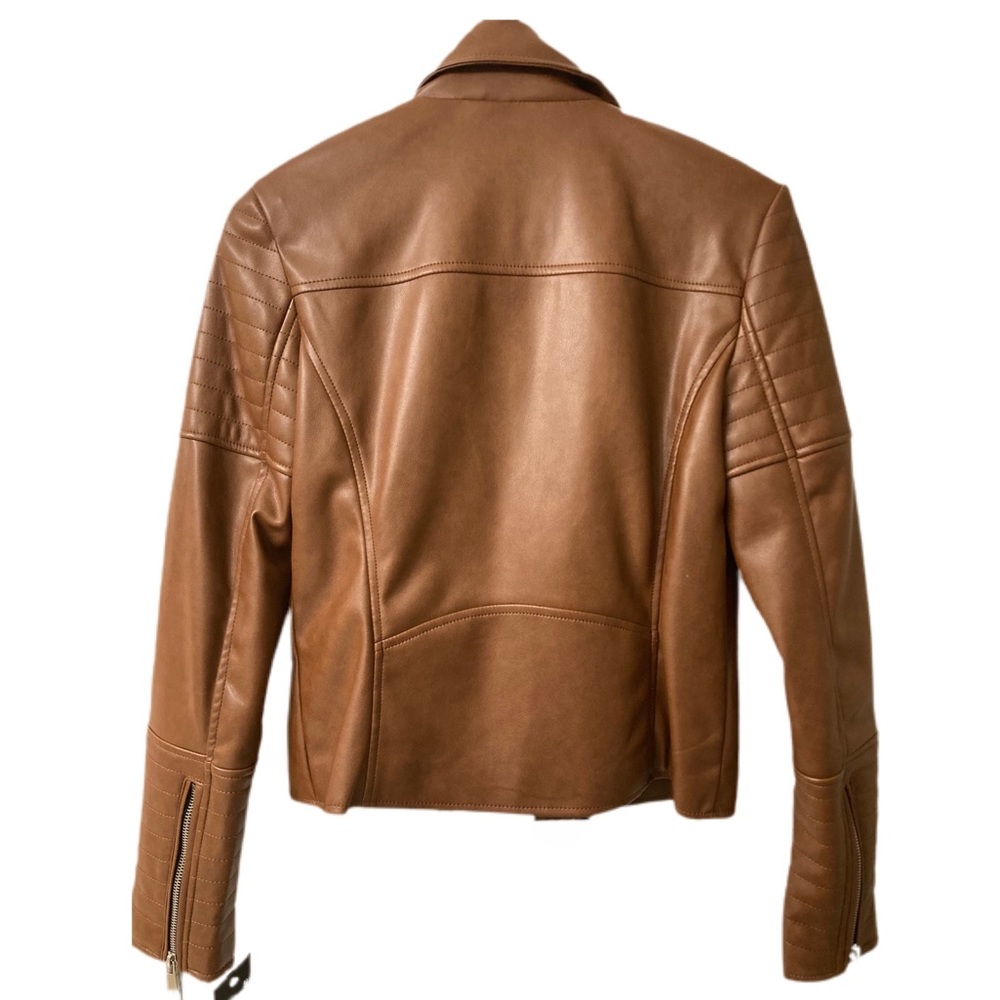 NWT π Bagatelle soft vegan tan leather M - Picture 3 of 13